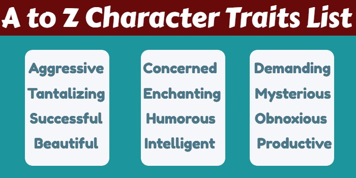 A to Z Character Traits List