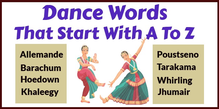 Dance Words That Start With A To Z