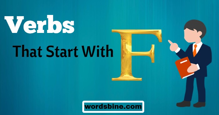 Verbs That Start With F