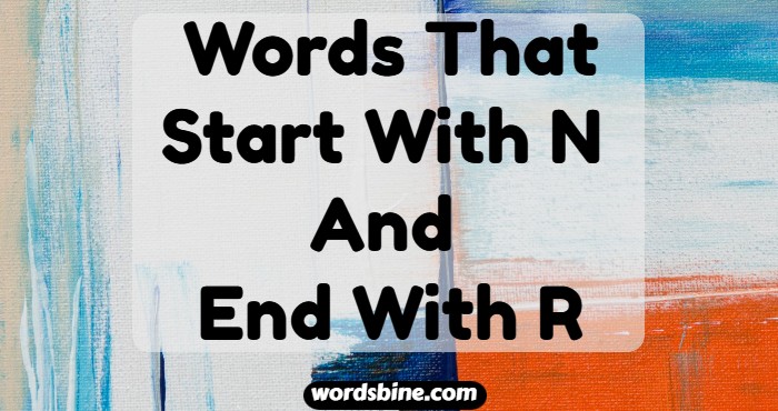 Words That Start With N And End With R