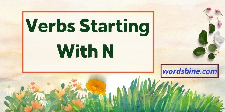 Verbs Starting With N